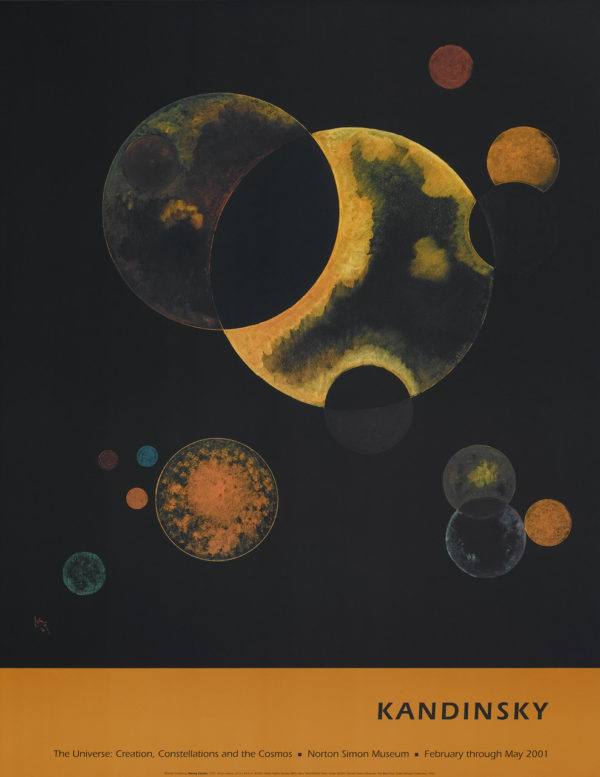 Vasily Kandinsky "Heavy Circles" Poster-0