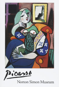 Pablo Picasso "Woman with a Book" Poster-0