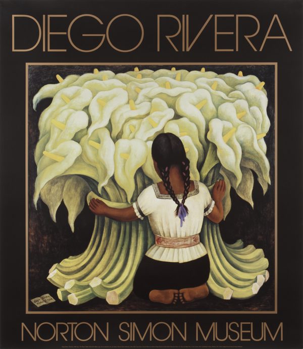 Diego Rivera "The Flower Vendor" Poster-0