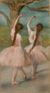Degas "Dancers in Pink" Archival Digital Print (11" x 14" mat)-0