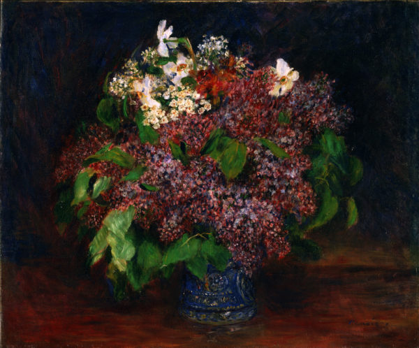 Renoir "Bouquet of Lilacs" Archival Digital Print (11" x 14" mat)-0