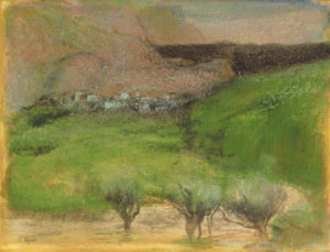 Degas "Olive Trees" Archival Digital Print (11" x 14" mat)-0