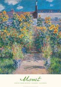 Claude Monet "The Artist's Garden at Vétheuil" Poster-0