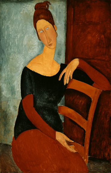 Modigliani "Portrait of the Artist's Wife" Digital Print -0