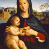 Raphael "Madonna and Child with Book" Archival Digital Print (16 x 20 inch mat)-0