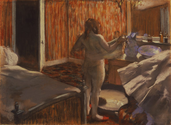 Edgar Degas "Woman Drying Herself After the Bath" Archival Digital Print (11 x 14 inch mat)-0