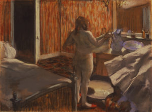 Edgar Degas "Woman Drying Herself After the Bath" Archival Digital Print (16 x 20 inch mat)-0
