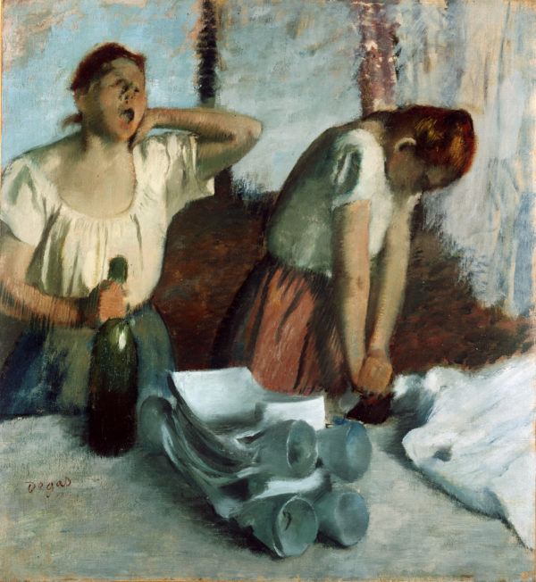 Edgar Degas "Women Ironing" Archival Digital Print (11 x 14 inch mat)-0