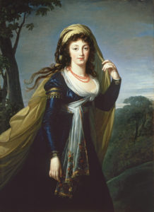 Vigee-Lebrun, "Portrait of Theresa, Countess Kinsky", Archival Digital Print (16x20 inch mat)-0