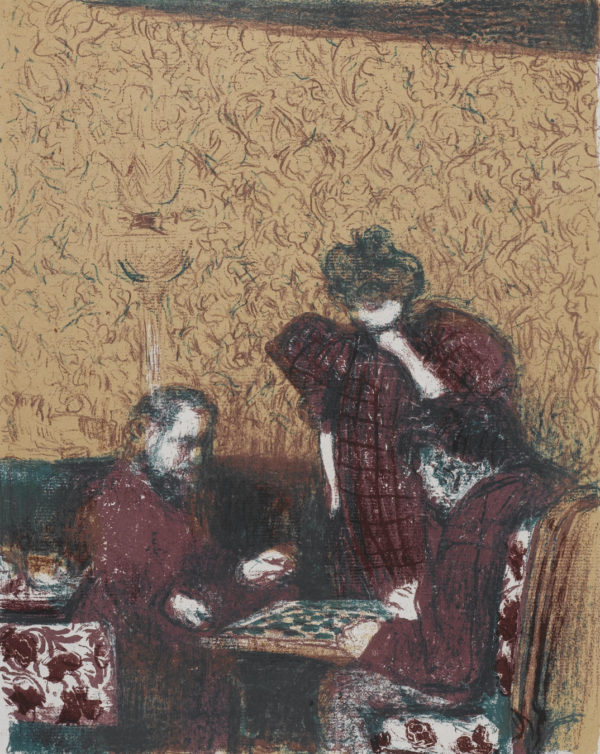 Edouard Vuillard, "Landscapes and Interiors: The Game of Checkers", Archival Digital Print (11x14 inch mat)-0