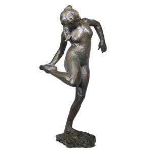 Degas "Dancer Looking at the Sole of Her Right Foot" Sculpture Reproduction (18")-0