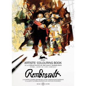 Rembrandt Artists' Colouring Book-0