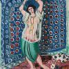 Matisse 'Odalisque with Tambourine (Harmony in Blue)' archival pigment print-0